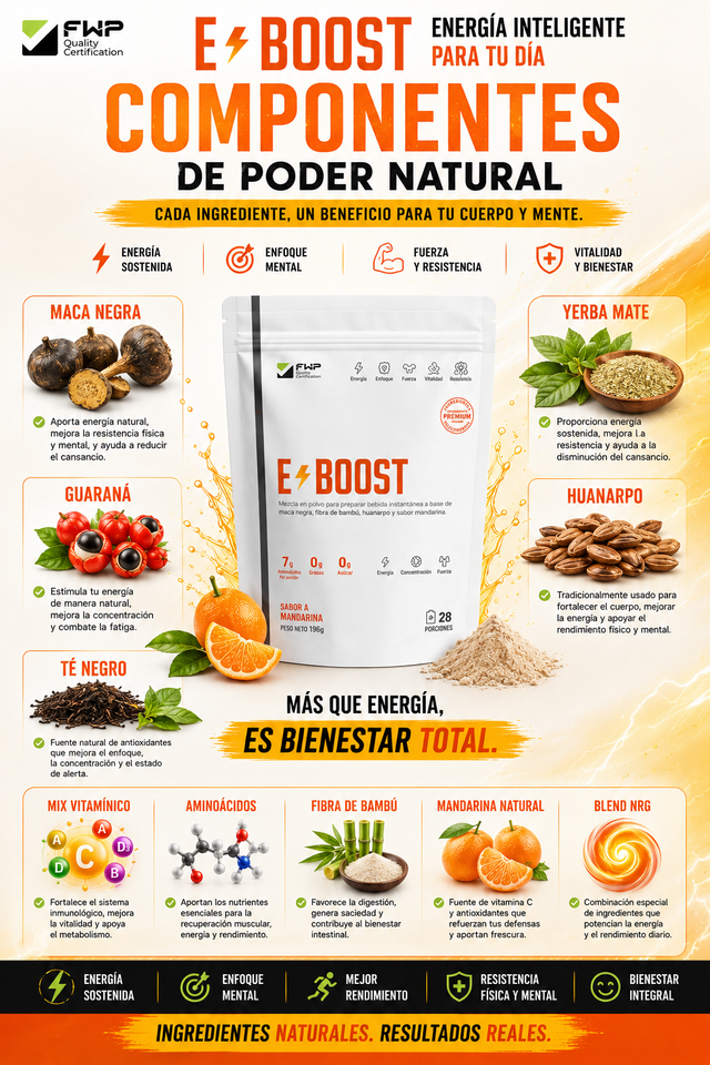 E-BOOST - PODEROSO ENERGIZANTE