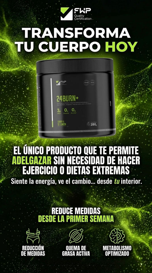 QUEMADOR DE GRASA 24BURN+